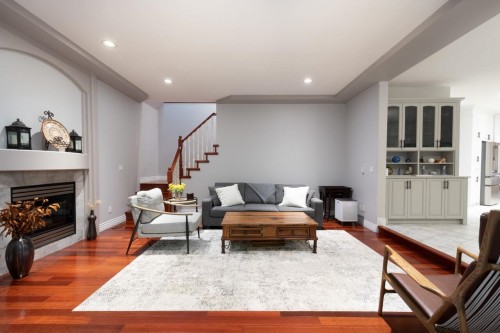 51 Wilkes Creek Drive, Port Moody, BC - Indoor Photo Showing Living Room With Fireplace
