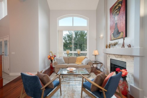 51 Wilkes Creek Drive, Port Moody, BC - Indoor Photo Showing Living Room With Fireplace