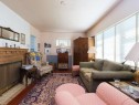 8510 Montcalm Street, Vancouver, BC  - Indoor Photo Showing Living Room With Fireplace 