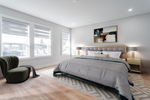 3409 Victoria Drive, Coquitlam, BC - Indoor Photo Showing Bedroom
