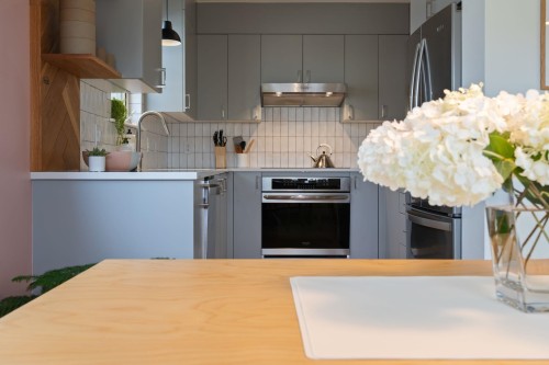 3261 2Nd Avenue W, Vancouver, BC - Indoor Photo Showing Kitchen With Upgraded Kitchen