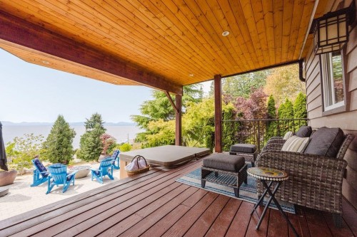 6889 Island View Road, Sechelt, BC - Outdoor With Deck Patio Veranda With Exterior