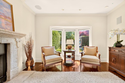 3835 12Th Avenue W, Vancouver, BC - Indoor Photo Showing Living Room With Fireplace