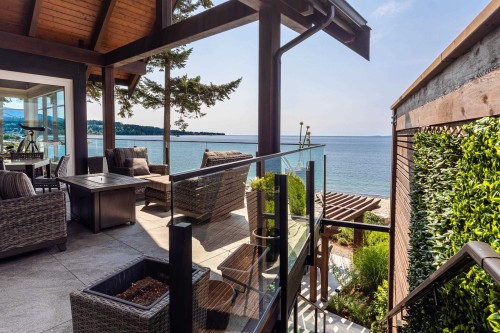 6001 Silverstone Lane, Sechelt, BC - Outdoor With Body Of Water With Deck Patio Veranda With Exterior