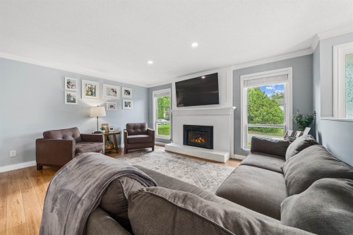 22715 124 Avenue, Maple Ridge, BC - Indoor Photo Showing Living Room With Fireplace