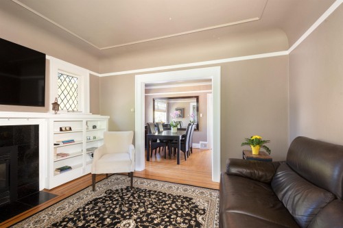 3908 Blenheim Street, Vancouver, BC - Indoor Photo Showing Other Room With Fireplace