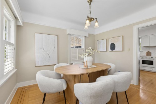 3933 King Edward Avenue W, Vancouver, BC - Indoor Photo Showing Dining Room