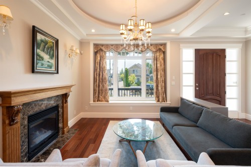 2715 20Th Avenue W, Vancouver, BC - Indoor Photo Showing Living Room With Fireplace