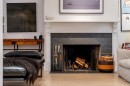 1970 Mcnicoll Avenue, Vancouver, BC  - Indoor Photo Showing Living Room With Fireplace 