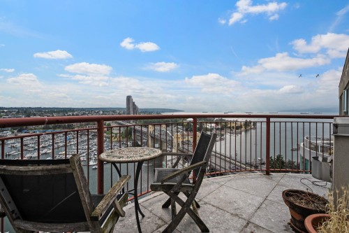 2302-1000 Beach Avenue, Vancouver, BC - Outdoor With View