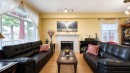 10520 Odlin Road, Richmond, BC  - Indoor Photo Showing Living Room With Fireplace 