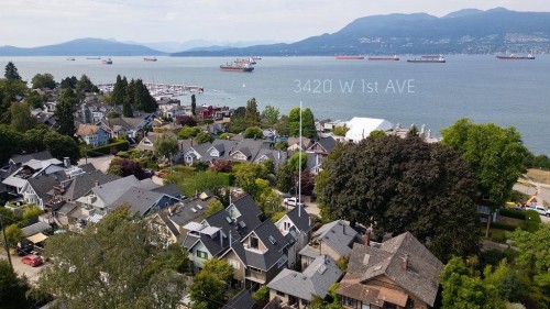 3420 1St Avenue W, Vancouver, BC - Outdoor With Body Of Water With View