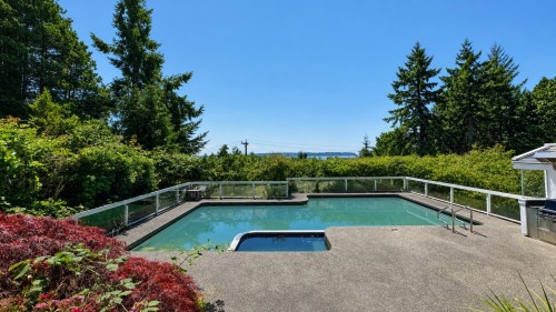 4468 Stone Crescent, West Vancouver, BC - Outdoor With In Ground Pool With Backyard