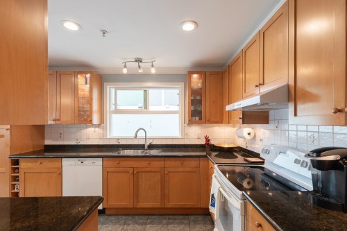 1844 10Th Avenue W, Vancouver, BC - Indoor Photo Showing Kitchen With Double Sink
