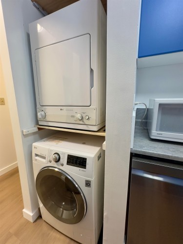 303-9890 Manchester Drive, Burnaby, BC - Indoor Photo Showing Laundry Room