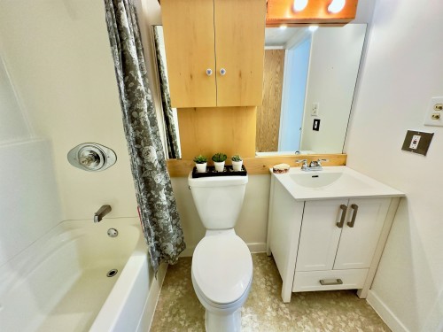 303-9890 Manchester Drive, Burnaby, BC - Indoor Photo Showing Bathroom