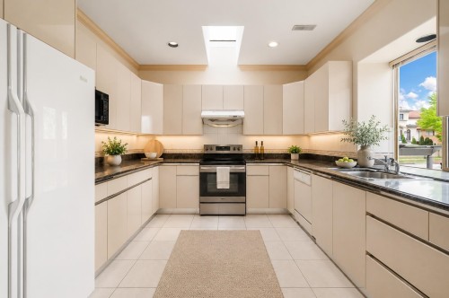 6520 Doman Street, Vancouver, BC - Indoor Photo Showing Kitchen With Double Sink