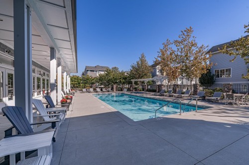 113-5535 Admiral Way, Delta, BC - Outdoor With In Ground Pool With Deck Patio Veranda