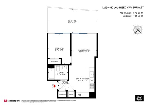 1205-4880 Lougheed Highway  Burnaby, BC V5C 0N1