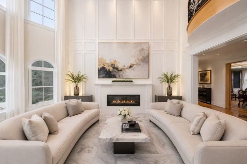 12320 No. 3 Road, Richmond, BC - Indoor Photo Showing Living Room With Fireplace