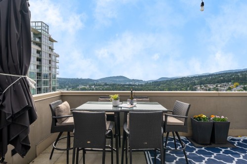3401-2968 Glen Drive, Coquitlam, BC - Outdoor With Deck Patio Veranda