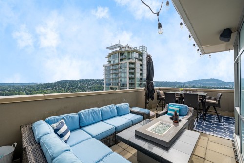 3401-2968 Glen Drive, Coquitlam, BC - Outdoor With Deck Patio Veranda