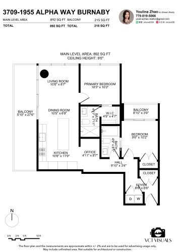 3709-1955 Alpha Way, Burnaby, BC 