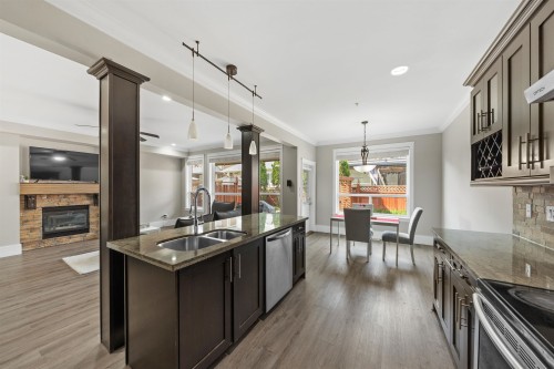 24225 103A Avenue, Maple Ridge, BC - Indoor Photo Showing Kitchen With Double Sink With Upgraded Kitchen