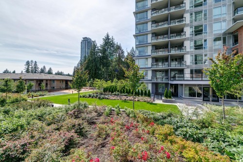 403-3100 Windsor Gate, Coquitlam, BC - Outdoor With Balcony With Facade