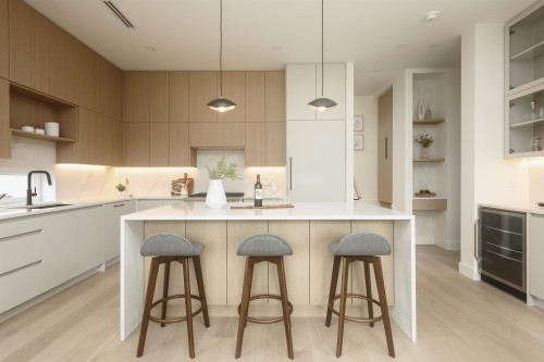 2-735 10Th Avenue E, Vancouver, BC - Indoor Photo Showing Kitchen With Upgraded Kitchen