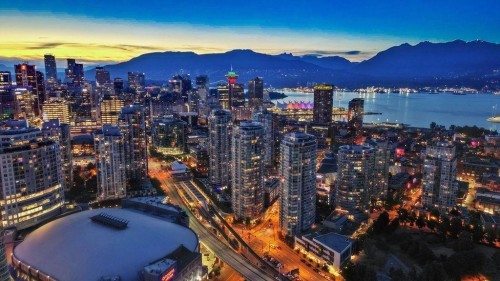 806-58 Keefer Place, Vancouver, BC - Outdoor With View