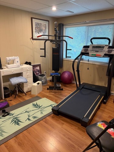 5350 Benner Road, Sechelt, BC - Indoor Photo Showing Gym Room