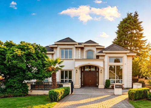 9911 Bates Road, Richmond, BC - Outdoor With Facade