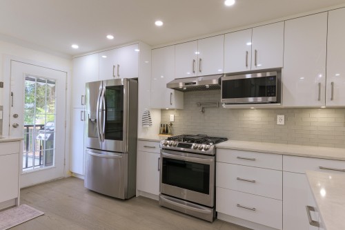 1543 Chadwick Avenue, Port Coquitlam, BC - Indoor Photo Showing Kitchen With Stainless Steel Kitchen With Upgraded Kitchen
