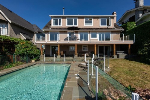 2316 Nelson Avenue, West Vancouver, BC - Outdoor With In Ground Pool With Deck Patio Veranda