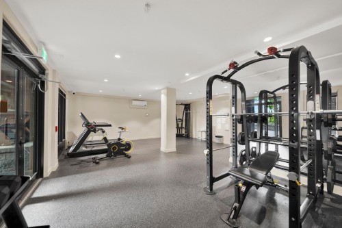 616-215 Mcbay Lane, Coquitlam, BC - Indoor Photo Showing Gym Room