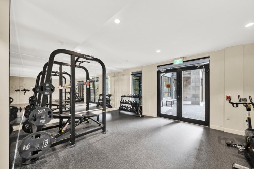 616-215 Mcbay Lane, Coquitlam, BC - Indoor Photo Showing Gym Room
