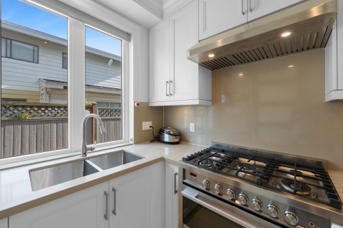 7160 Parry Street, Richmond, BC - Indoor Photo Showing Kitchen With Double Sink