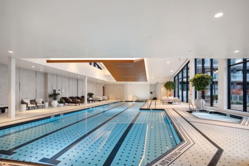 1113-6811 Pearson Way, Richmond, BC - Indoor Photo Showing Other Room With In Ground Pool