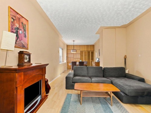 3606 Carolina Street, Vancouver, BC - Indoor Photo Showing Living Room With Fireplace