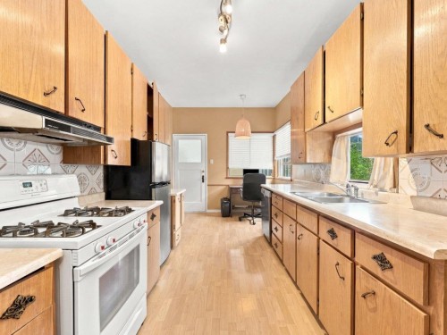 3606 Carolina Street, Vancouver, BC - Indoor Photo Showing Kitchen With Double Sink