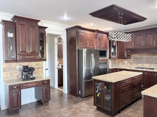 8068 11Th Avenue, Burnaby, BC - Indoor Photo Showing Kitchen With Upgraded Kitchen