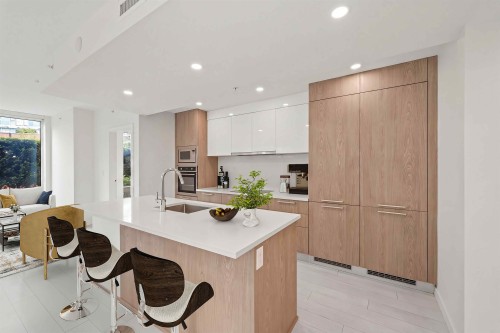 310-285 10Th Avenue E, Vancouver, BC - Indoor Photo Showing Kitchen With Upgraded Kitchen