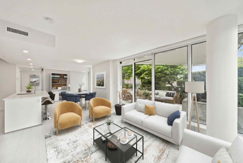 310-285 10Th Avenue E, Vancouver, BC - Indoor Photo Showing Living Room