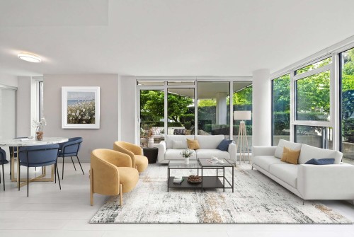 310-285 10Th Avenue E, Vancouver, BC - Indoor Photo Showing Living Room