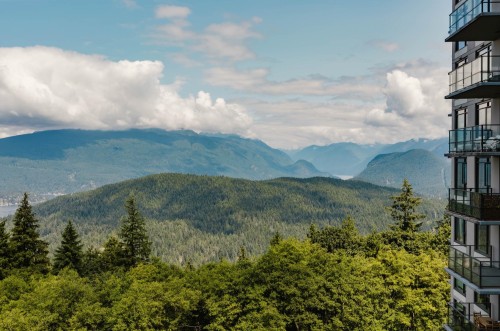 909-8850 University Crescent, Burnaby, BC - Outdoor With Balcony With View
