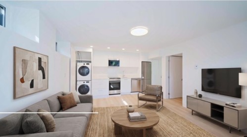 2-2236 5Th Avenue E, Vancouver, BC - Indoor Photo Showing Living Room
