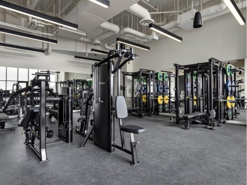 1003-2135 Springer Avenue, Burnaby, BC - Indoor Photo Showing Gym Room