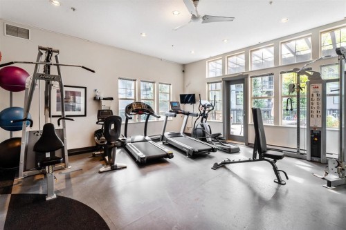 408-2959 Silver Springs Boulevard, Coquitlam, BC - Indoor Photo Showing Gym Room