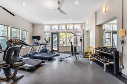 408-2959 Silver Springs Boulevard, Coquitlam, BC - Indoor Photo Showing Gym Room